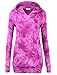 YaYa Bay Womens Lightweight Long Sleeve Pullover Tie Dye Sweatshirt Hoodie
