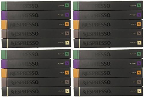 Nespresso Variety Pack VNKKm for OriginalLine, 1.76 oz - 200 Variety Capsules skZcs