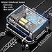 Portable AIR Compressor Tire Inflator WindGallop Car Air Pump with Digital Preset Pressure Gauge Auto Shut Off DC 12V Extra Valve Adaptors LED Light For Car Tyre Basketball Motorbike Bicycle Pool Toys