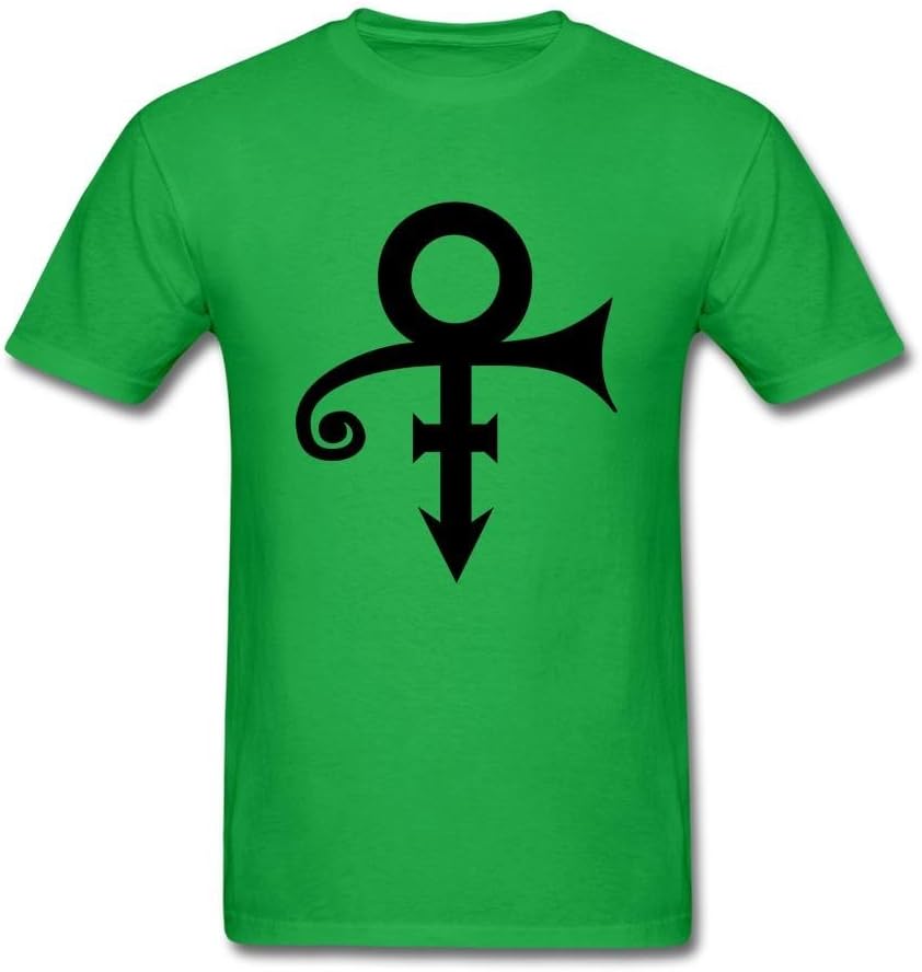 Nuodi Men Prince Logo Prince Rogers Nelson Geek Short Sleeve T-shirt