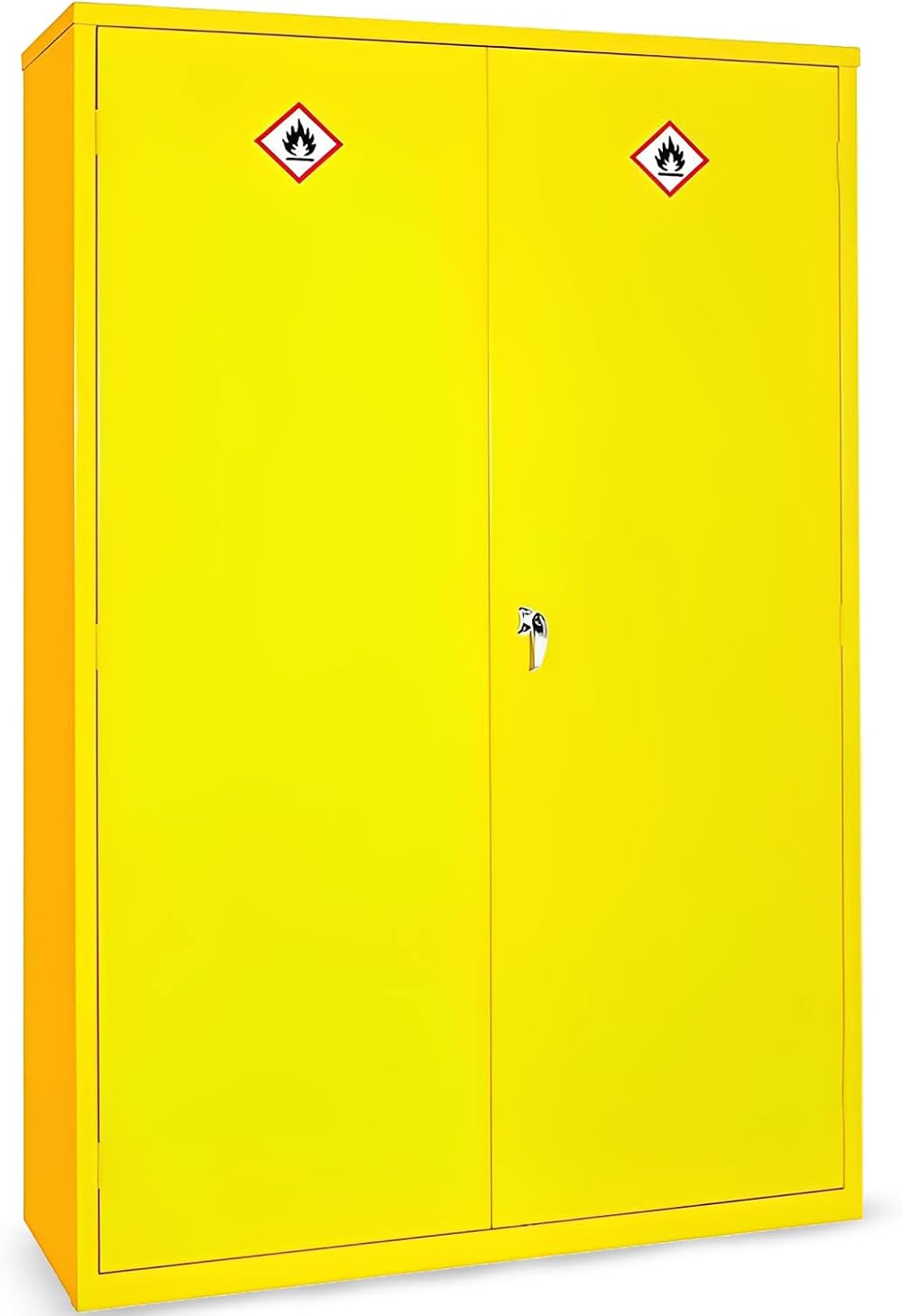 Horison Industries COSHH Cabinet Fire Proof Flammable Storage Yellow