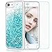 Maxdara iPhone 6 6s 7 8 Case, iPhone 6 6s 7 8 Glitter Case with Screen Protector Girls Women Liquid Floating Bling Sparkle Luxury Pretty Protective Case for iPhone 6 6s 7 8 4.7 inches (Teal)