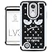 LG Aristo Case, LG Phoenix 3 Case, LG K8 2017 Case, LG Fortune Case, LG LV3 Case, UrSpeedtekLive [Shock Absorption] Studded Rhinestone Bling Dual Layer Protective Case Cover - Don't Touch
