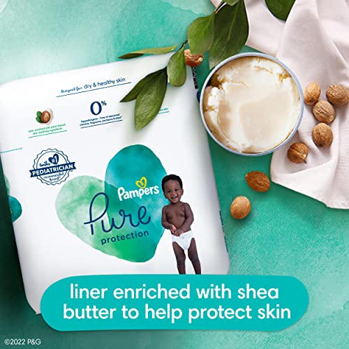 PAMPERS PURE PROTECTION DIAPER SIZE 1 32 CT OLD