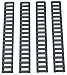 C-Pioneer Ladder Rail Cover 17 slot Handguard Weaver Picatinny Heat Resistant Pack of 4PC
