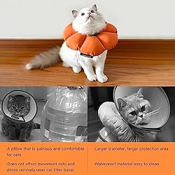 Cat Cone Collar,Cute Waterproof Cat Recovery