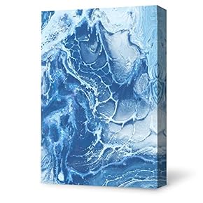 Canvas Wall Art for Living Room,Bedroom Home Artwork Paintings Aerial Photo of Scenery Ready to Hang - 12x18 inches