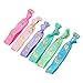 JETEHO 42 PCS Elastic Mermaid Hair Ties Party Favors Crease Free Knotted Bow Hair Tie Set Ponytail Holder Hair Bands