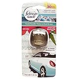 Febreze Car Vent Clips Air Freshener and Odor Eliminator, Greek Seaside Scent