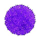 Bethlehem Lighting Indoor/Outdoor Christmas Standard Star Sphere 100  , Purple