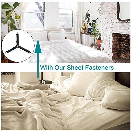 2 Fasteners+Adjustable+Triangle+Suspenders+Mattress