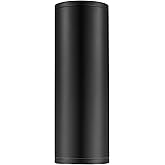 ML Lighting | Vegas Collection | 42002-PBK | 2 Light Outdoor Wall Sconce in Powder Coated Black Finish with Frosted Glass Sha