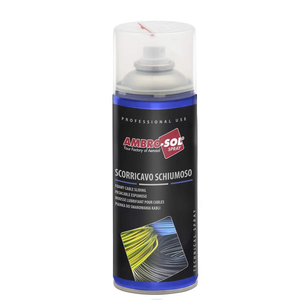 Ambro-Sol S156 Foamy Cable Sliding Lubricant, White