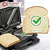 NETTA-Deep-Fill-Toastie-Maker-2-Slice-Sandwich-Toaster-Easy-to-Clean-Extra-Deep-Non-Stick-Plates-Non-Slip-Rubber-Feet-900W-Stainless-Steel-Black NETTA Deep Fill Toastie Maker - 2 Slice Sandwich Toaster - Easy to Clean - Extra Deep Non-Stick Plates - Non-Slip Rubber…