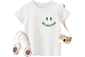 BQG St Patricks Day Shirt Kids Toddler Boys Girls Shamrock Graphic T-Shirt Kid St Patty's Irish Tee Lucky Tops