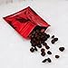 100 Glossy Red Two-Sided Aluminum Mylar Zip-Lock Flat Style Bags Outer Size 7.5x10cm (3x4