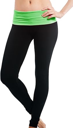 neon green yoga pants