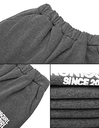 M-Queen-Damen-Casual-Sportanzug-Jogginganzug-SweatshirtSporthoseWeste-Einfarbig-Kapuzenpullover-Mit-Kapuzen-Trainingsanzug-Kapuzenjacke