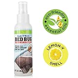 Eco-Friendly Bed Bug Eliminator – Non-Toxic Spray Killer & Barrier - Essential Oil Formula Great for Mattress, Clothes, Travel – Skin Safe for Children & Pets - Eagle Watch Bed Bug Spray (3.3oz)