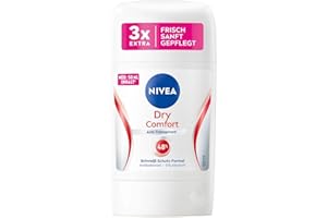 NIVEA Dry Comfort Deodorant Stick 50 ml 2-Pack – Classic Personal Care Underarm Deodorant Bundle with Long‑Lasting Protection