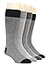 Calvin Klein Men's Classic Pattern Dress Socks 4-Pack, Black Assorted, One Size