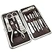 12 Pcs Nail Care Personal Manicure & Pedicure Set, Travel & Grooming Kit
