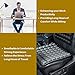 SUNFICON Air Cushion Inflatable Chair Air Seat Cushion Car Portable Breathable Comfort Cushion Office Wheelchair Pad Orthopedics Pain Pressure Relief Cushion Camping Seat Mat 18 x 16 x1 in Black