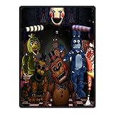 Too Amazing five nights at freddy's Fleece Throw Blanket with Standard Size 58