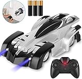 Desuccus Remote Control Car，Wall Climbing Toy RC Car for Kids，360°Rotating Stunt USB Rechargeable High Speed Race Vehicle LED for Boy Girl Gift