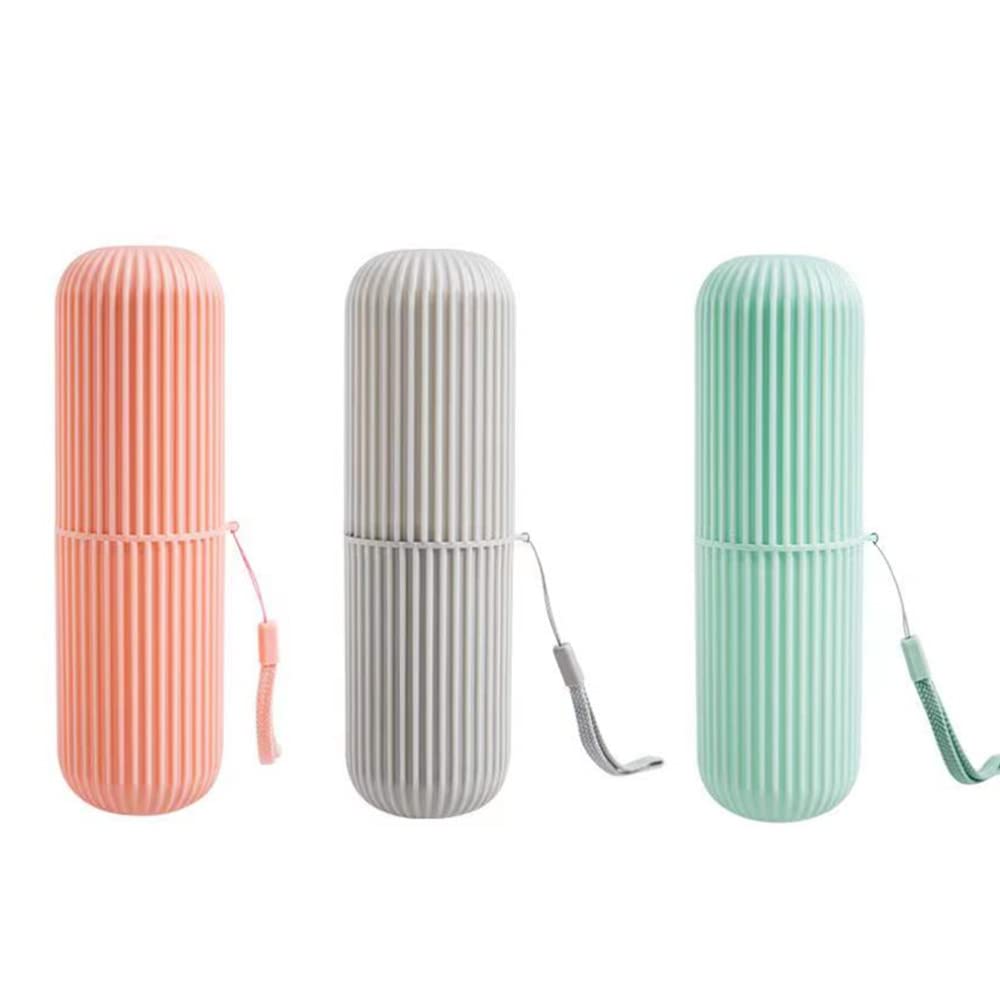 3 Pieces Toothbrush Toothpaste Holder Multi-Function Portable Toothbrushes Cover Toothpaste Holder Used for Hiking Camping Business Trip