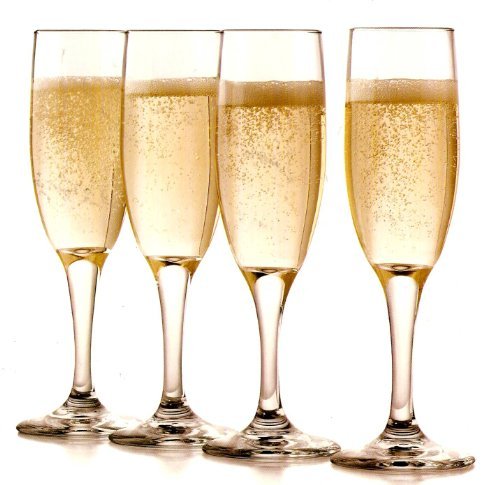 Libbey Charisma Flute Glasses, Set of 4