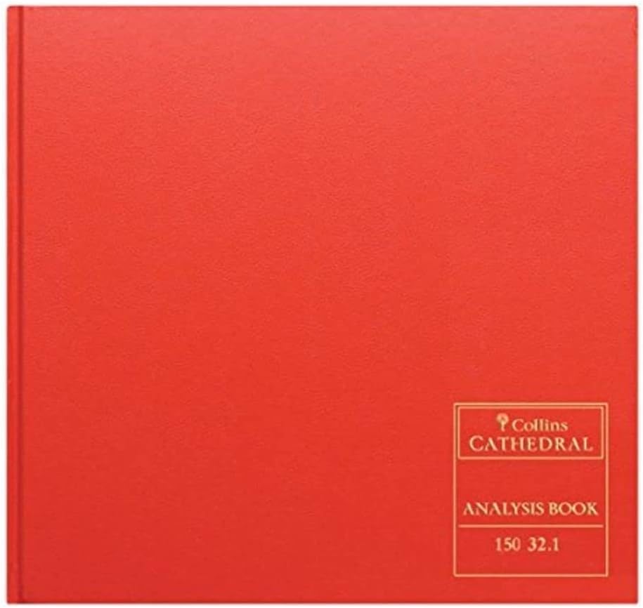 Collins Cathedral ABA 32 Cash Columns Red 150/32.1 Ruling Guide