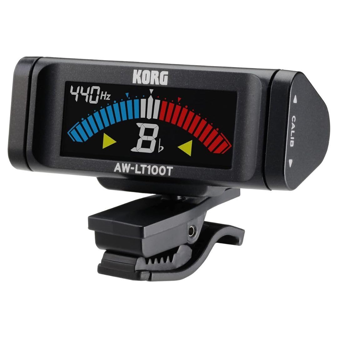 Korg - AW-LT100T Trumpet / Trombone Clip-on Tuner - Black