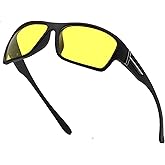 mincl Full lens Polarized Reading Sunglasses for Men Driving Running Sports Reader Square UV Protection Style Unisex