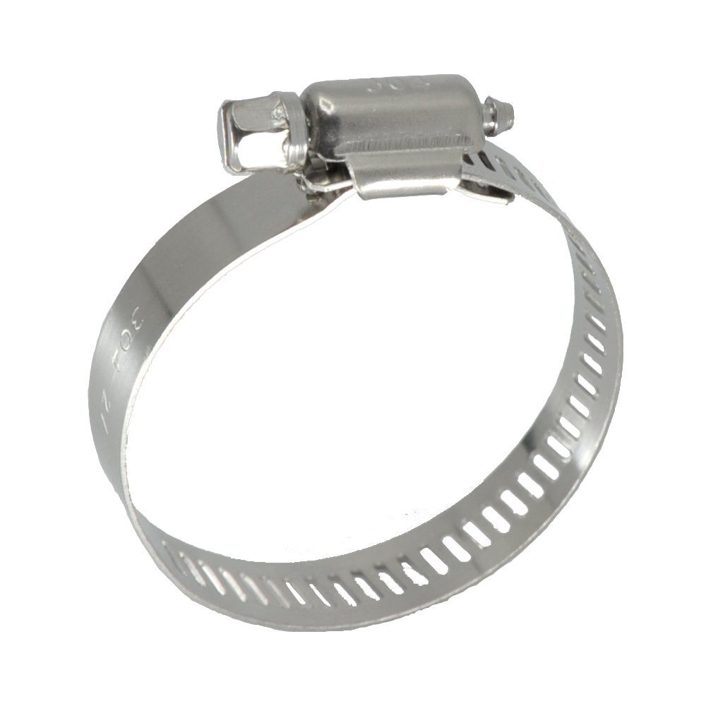 112-Piece Stainless Steel Hose Clamp Kit - 8 Sizes, Adjustable Worm Gear, 304 SS, With Screwdriver