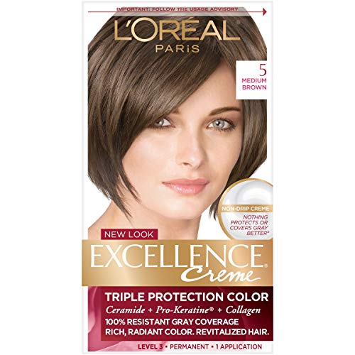 L'Oreal Excellence Creme, Medium Brown [5] 1 Each (Pack of 5)
