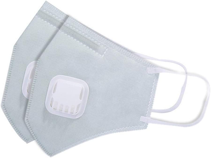 Anti Pollution Mask for Adult Mens Women Kids,JAMZER Hot Sale N95 Face Respirator Foldable Mask with Valve and Replaceable Filters - 2 Pcs