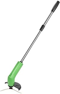 MXECO Tragbare Rasentrimmer Akku-Garten-Rasen Weed Cutter Edger Bindern Kits Rasen Rasentrimmer Kräftig Clips mähendes Tool (Grün &amp; Sliver)