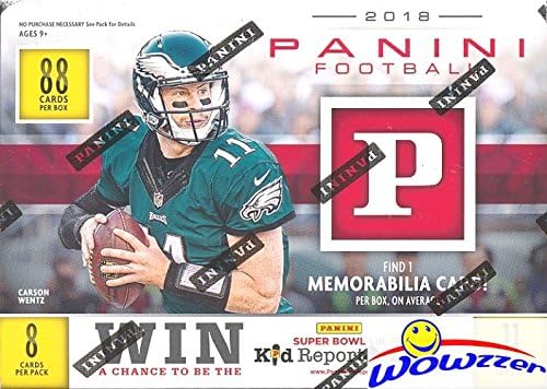 2018 Panini NFL Football EXCLUSIVE HUGE Factory Sealed Blaster Box