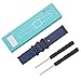 Fintie Band Compatible with Garmin VIVOACTIVE HR, Soft Nylon Sport Straps Adjustable Replacement Watch Bands with Metal Buckle Wristband Compatible Garmin Vivoactive HR Sports GPS Smart Watch, Navy