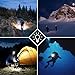 econoLED Headlamp, Head Lamp, Waterproof 4 Modes Rechargeable Xtreme Bright LED Headlight Flashlight Torch for Hiking Camping Running (2PCS 18650 Batteries and Charger Included)