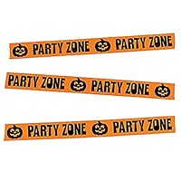 FX/OT 1 Roll ~ Halloween Party Zone Tape / Streamer ~ Plastic ~ 3" x 20 ft. ~ New