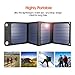 SUAOKI 14W Solar Charger Portable Foldable with High Efficiency SunPower Solar Panels for iPhone 8 / 7S / Plus, Galaxy S8 / S7 / Edge/Plus, Note 8, LG, Nexus, Pixel and Other 5V USB Devices