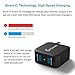 Smart Dual USB Wall Charger Black CHGeek 2-Port 24W 4.8A US Plug MINI USB Travel Adapter with Smart Charge Technology for iPhone 7 7+ 6S 6 Plus 5S iPad Galaxy S7 Note HTC LG G5 Nexus 7 PSP GPS -CH04S