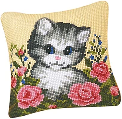 Amazon Com Bonarty Diy Flower Cat Cushion Carpet Floor Mat Latch