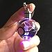 S-SO K9 Crystal 3D Mew Pokemon ball Night LED light keychain ring
