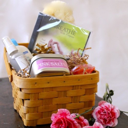 Breast Cancer Gift Basket Breath, Bath & Beyond A Natural