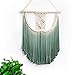BlueMake Macrame Wall Hanging Tapestry Hand Woven Pendant Decoration House Ceremony Living Room Home Furnishing Accessories (Green)