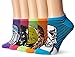 Star Wars Women's 5-Pack No Show Socks, Purple, 9-11