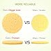 Facial Sponges - Akimo 100% Natural Compressed Cellulose Face Scrub Puff, Reusable Odorless Deep Cleansing and Soft Exfoliating Pads, Bigger Size (2.99